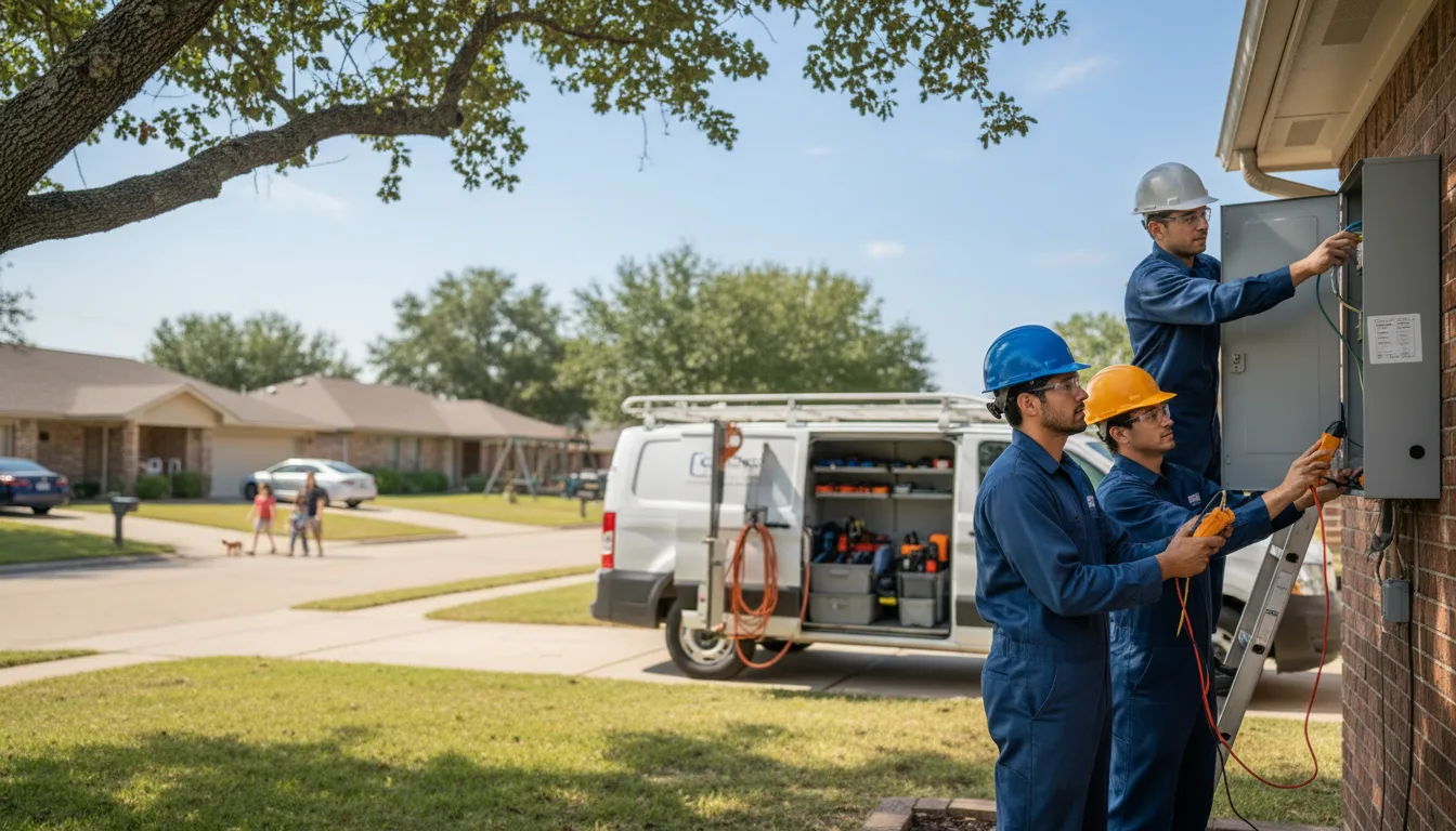 Certified electrician providing emergency electrical services in Archibald, LA
